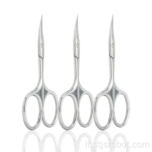 Forbici per unghie per manicure professionale per cuticole curvate per il taglio delle unghie
